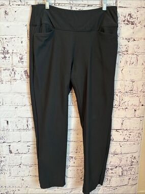 Walter Hagen Black Performance Activewear Leggings